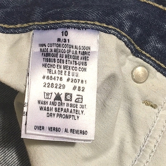 10 VINTAGE SUPER HIGH WAISTED CHEEKY RAW CUT DENIM SHORTS - Picture 7 of 8